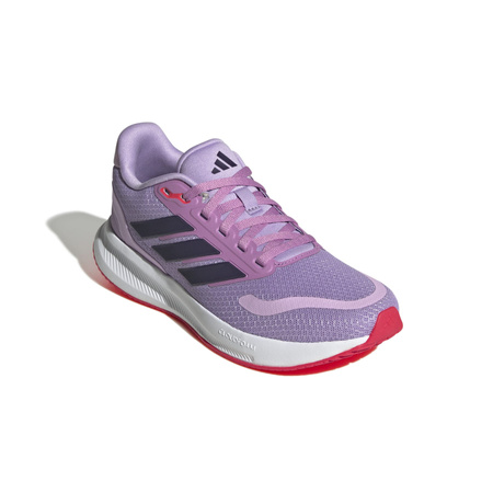 Buty do biegania dziecięce adidas RUNFALCON 5 fioletowe JQ8139