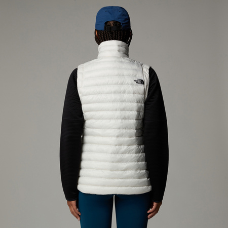 Bezrękawnik puchowy damski The North Face HUILA beżowy NF0A85AIQLI