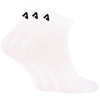 Skarpety unisex Fila QUARTER PLAIN 3-PACK białe F9300-300