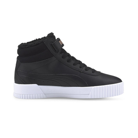 Buty zimowe dziecięce Puma CARINA MID FUR czarne 30968301