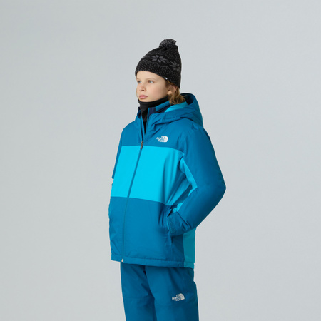 Kurtka narciarska chłopięca The North Face FREEDOM INSULATED niebieska NF0A88TZD20