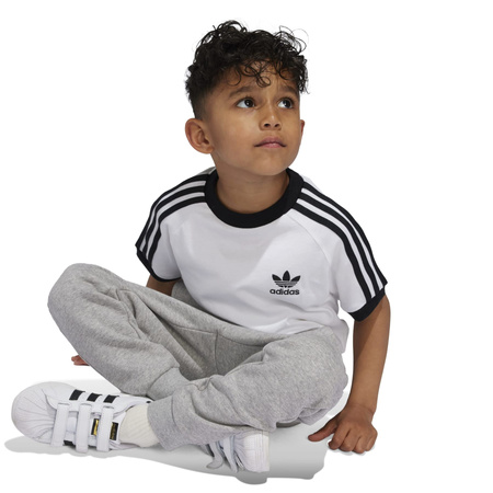Koszulka dziecięca adidas 3 STRIPES biała JE0517