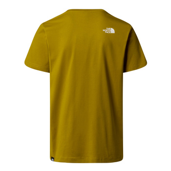 Koszulka męska The North Face SIMPLE DOME żółta NF0A87NGBOG