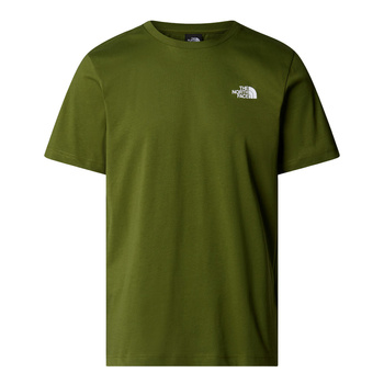 Koszulka męska The North Face S/S REDBOX zielona NF0A87NPDIW