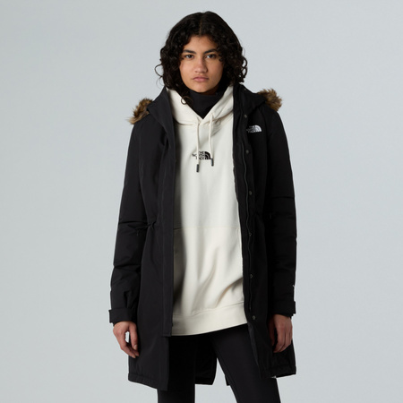 Parka z kapturem damska The North Face ZANECK czarna NF0A8DZNJK3