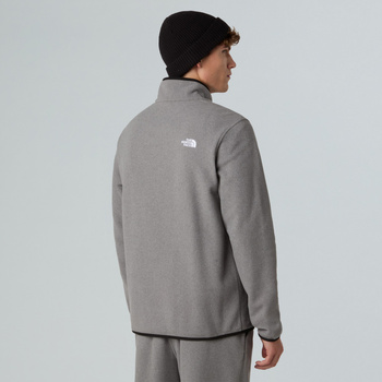 Polar męski The North Face GLACIER FLEECE 1/4 ZIP szary NF0A8D0QCQI