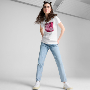 Koszulka damska Puma GRAPHICS WORDING biała 68299702