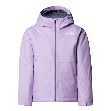 Kurtka narciarska dziewczęca The North Face FREEDOM INSULATED fioletowa NF0A88UGQZI