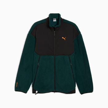 Polar męski Puma PUMATECH SOFT RELAXED SHERPA zielony 63210475