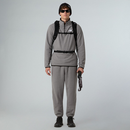 Polar męski The North Face GLACIER FLEECE 1/4 ZIP szary NF0A8D0QCQI