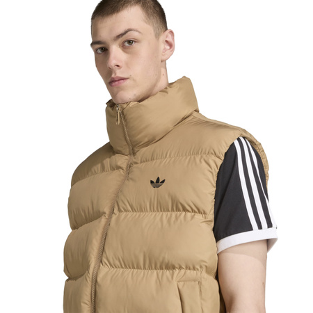 Bezrękawnik puchowy męski adidas COMMERCIAL beżowy JX4124