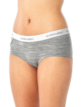 Majtki damskie Icebreaker SPRITE HOT szare IB103023016