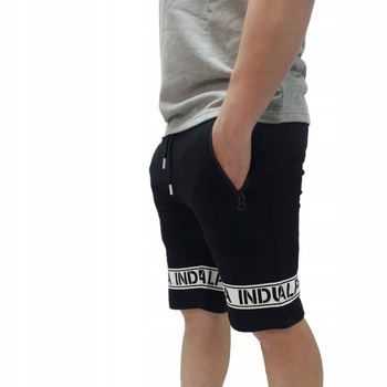 Spodenki męskie Alpha Industries LEG PRINT czarne 126341-03