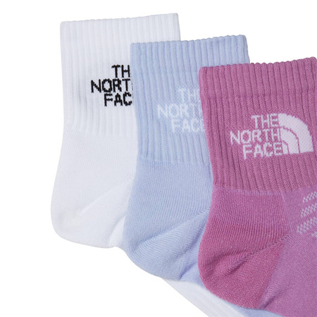 Skarpety unisex The North Face MULTI SPORT CUSH QUARTER 3-PACK wielokolorowe NF0A882GA4I
