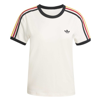 Koszulka damska adidas 3-STRIPES SLIM beżowa KE9381