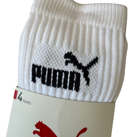 Skarpety unisex Puma CREW 4-PACK białe 94717101