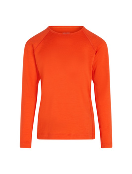 Longsleeve termiczny dziecięcy Icebreaker 200 OASIS pomarańczowy IB1045010GT