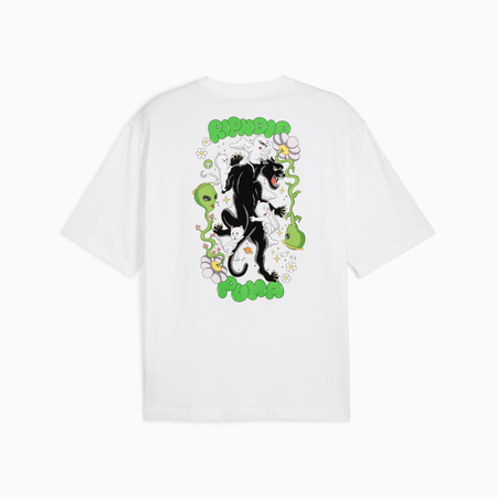 Koszulka męska Puma X RIPNDIP BOXY GRAPHIC biała 63241302