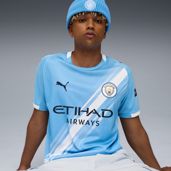 Koszulka męska Puma MCFC HOME JERSEY REPLICA niebieska 78033801
