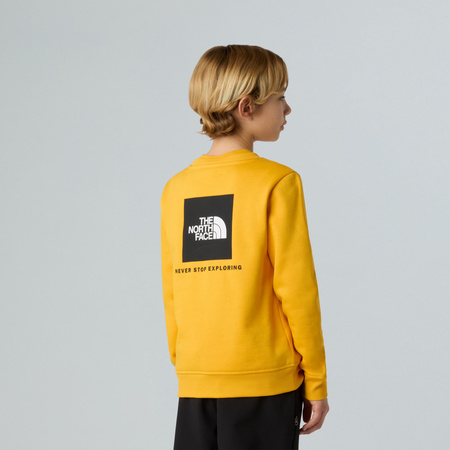 Bluza dziecięca The North Face BOX NSE REGULAR CREW żółta NF0A89H756P