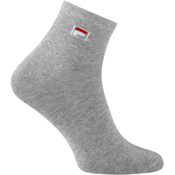 Skarpety unisex Fila QUARTER PLAIN 3-PACK szare F9303-400