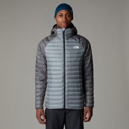 Kurtka puchowa z kapturem męska The North Face BETTAFORCA szara NF0A87GXAWM