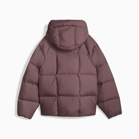 Kurtka puchowa damska Puma HOODED DOWN PUFFER fioletowa 68839288