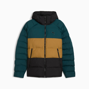 Kurtka puchowa męska Puma MONO HOODED zielona 68836775