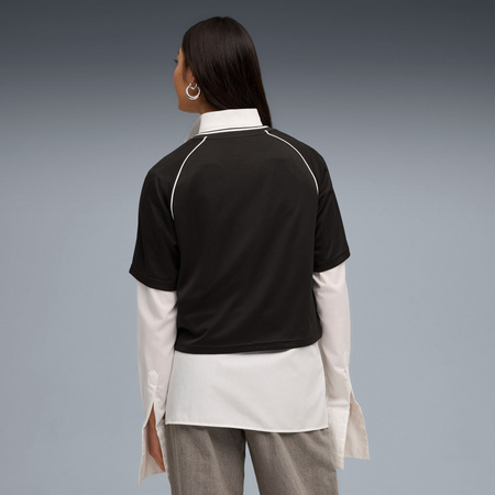 Koszulka damska Puma ESS RELAXED CROPPED FOOTBALL JERSEY czarna 68811401