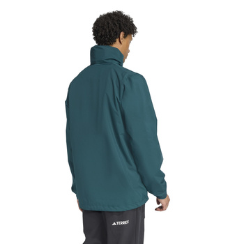 Kurtka wodoodporna męska adidas MULTI ESSENTIALS zielona JY0478