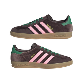 Buty sportowe damskie adidas GAZELLE INDOOR brązowe JI2714