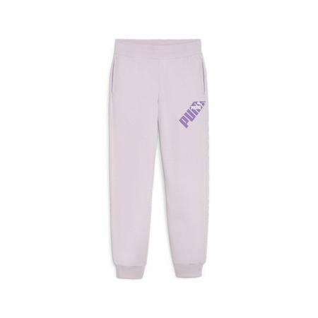 Spodnie dresowe damskie Puma POWER TR fioletowe 67789560