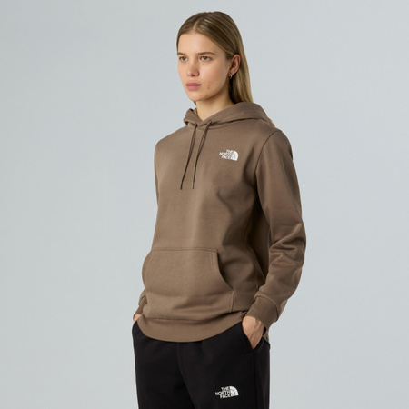 Bluza z kapturem damska The North Face SIMPLE DOME brązowa NF0A89EYBOW