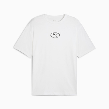 Koszulka męska Puma SPORT RELAXED GRAPHIC biała 68824202