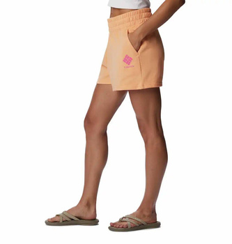 Krótkie Spodenki Columbia Logo III French Terry Short Damskie