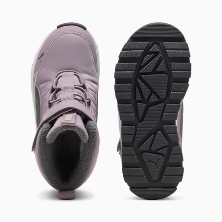 Buty zimowe dziecięce Puma EVOLVE BOOT AC+ PS fioletowe 39264509