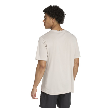 Koszulka treningowa męska adidas TRAINING ESSENTIALS HOLIDAY PACK beżowa JZ4162