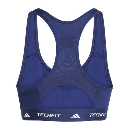 Stanik sportowy damski adidas TECHFIT granatowy JZ4968