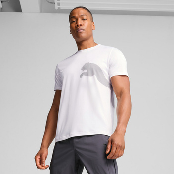 Koszulka męska Puma TAD BIG LOGO biała 52672102