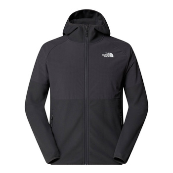 Polar z kapturem męski The North Face GLACIER HEAVYWEIGHT FULL ZIP HD szara NF0A89JJU8M