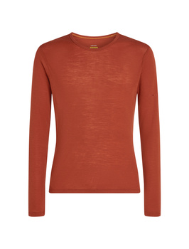 Longsleeve termiczny męski Icebreaker 175 EVERYDAY pomarańczowy IB1044830BA