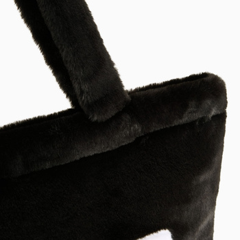 Torba damska Puma UP PAUX FUR SHOPPER czarna 09171201