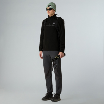 Polar męski The North Face GLACIER FLEECE 1/4 ZIP czarny NF0A8D0QJK3