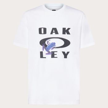 Koszulka męska Oakley O FROG biała FOA406473-100