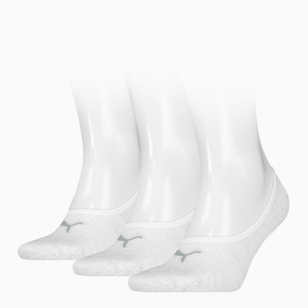 Skarpety unisex Puma FOOTIE 3-PACK białe 90693030