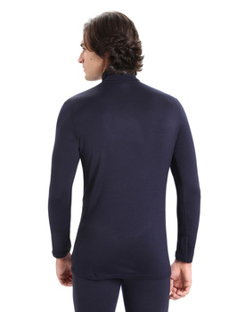 Longsleeve termiczny męski Icebreaker 260 TECH HALF ZIP granatowy IBB04372401