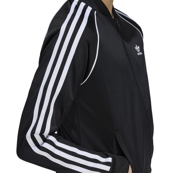 Bluza dresowa dziecięca adidas SST czarna IX7628