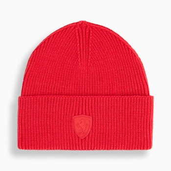Czapka zimowa unisex Puma FERRARI PRO MID CROWN czerwona 02642802
