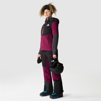 Kurtka narciarska damska The North Face DAWN TURN HYBRID SOFTSHELL fioletowa NF0A7Z8UOWW