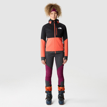 Kurtka narciarska damska The North Face DAWN TURN HYBRID VENTRIX pomarańczowa NF0A7Z91O13